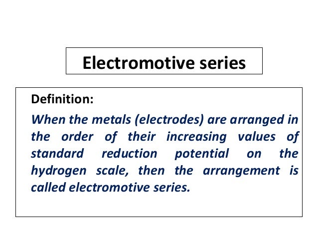 Electrode Potential