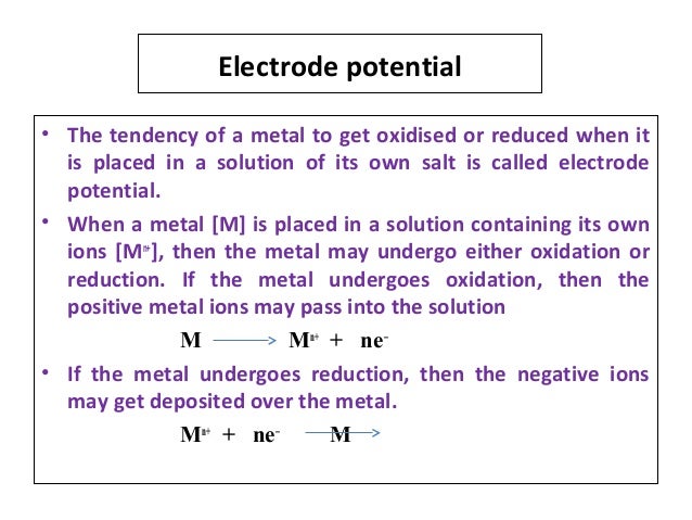 Electrode Potential