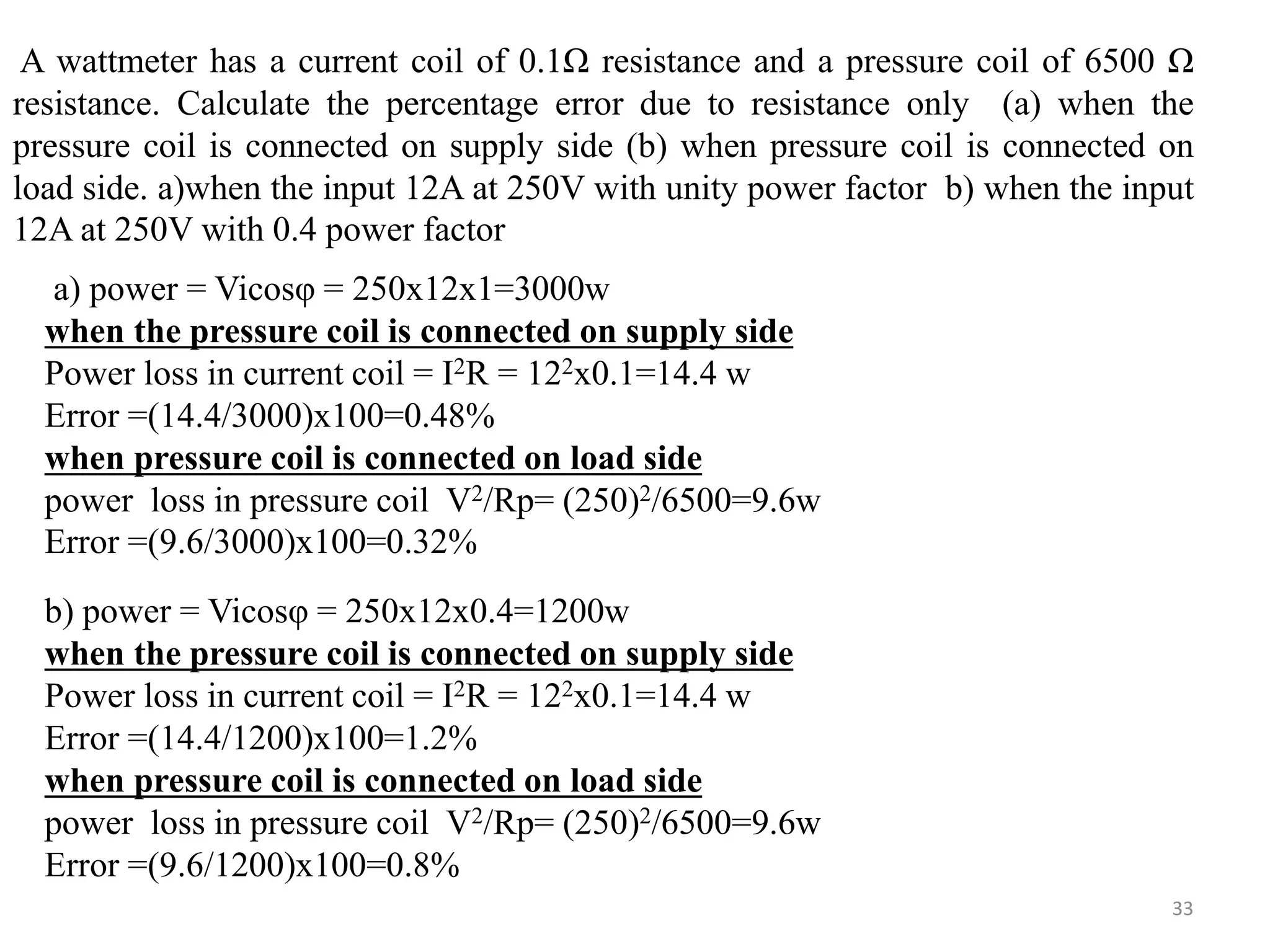 Electrodynamometer wattmeter | PPT