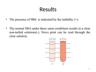 ELECTRO, hbF Q, SOLUBILITY,SICKLING TEST,.pptx