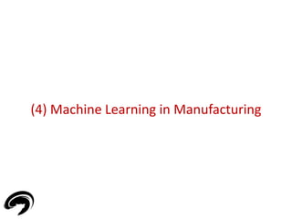 (4) Machine Learning in Manufacturing 
20 
 