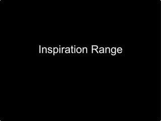 9
9
Inspiration Range
 