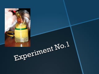 Experiment No.1 