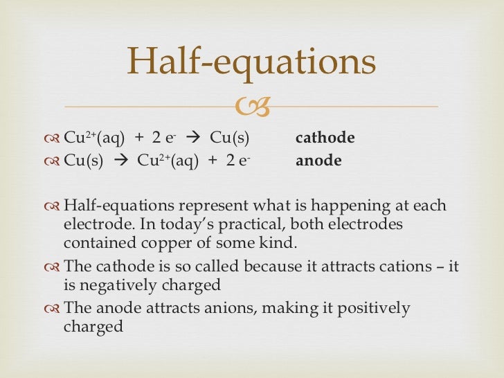 Electrolysis of copper chloride observations image