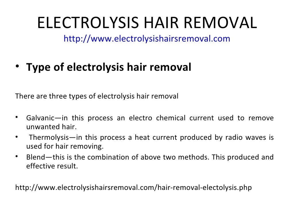 Electrolysis Hair Removal permanently