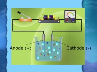 Anode (+) Cathode (-)
 