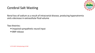 Electrolyte disorders in head injury | PPTX