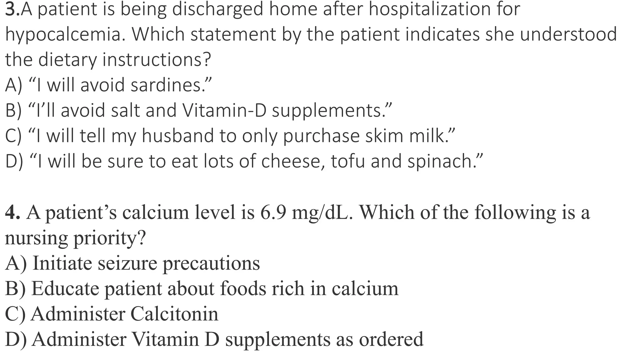 Photo inspiration: Picture Idea: Calcium Imbalances Hypocalcemia And Hypercalcemia