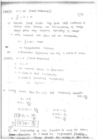 Electromagnectic theory made easy hand written notes Gate ECE | PDF