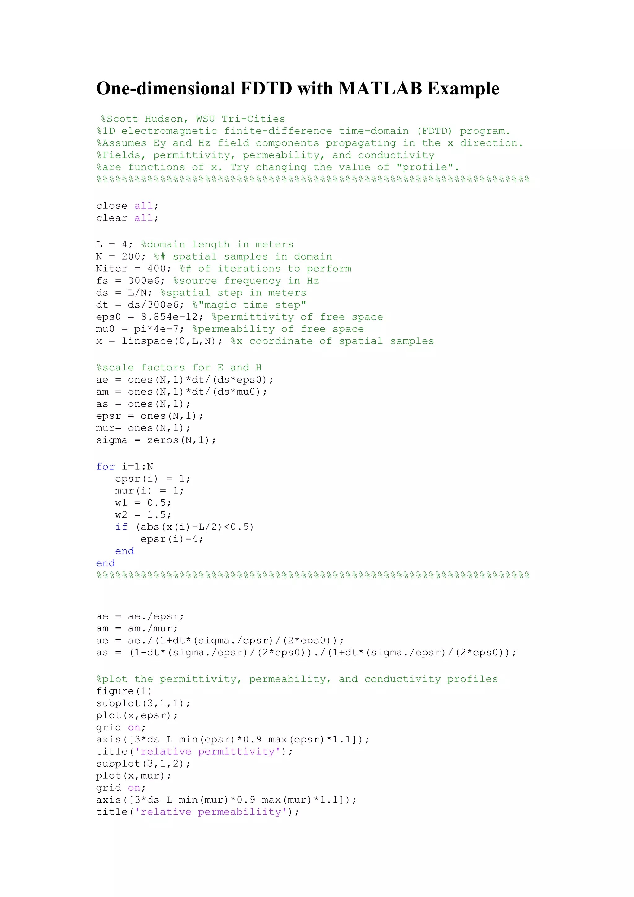 Electromagnetic analysis using FDTD method, Biological Effects Of EM ...