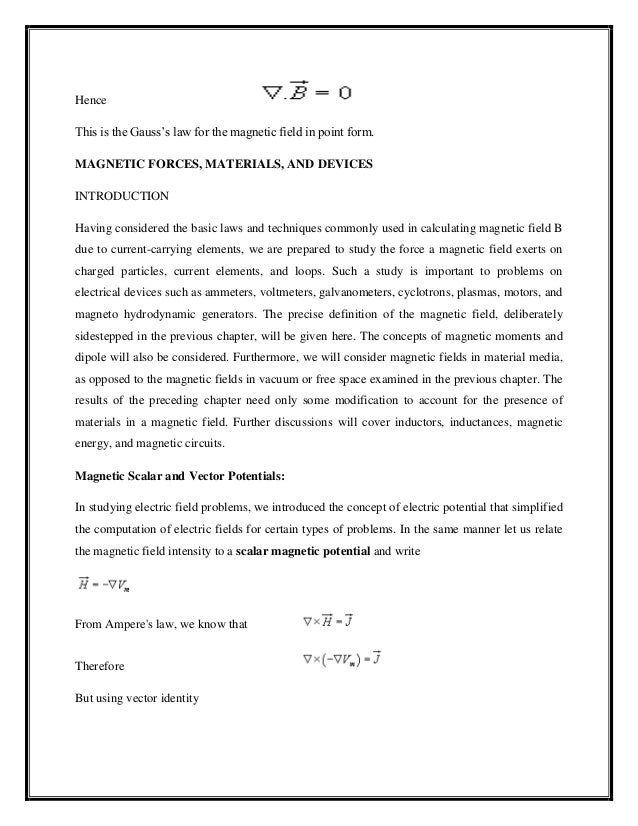 electromagnetic theory lecture notes pdf