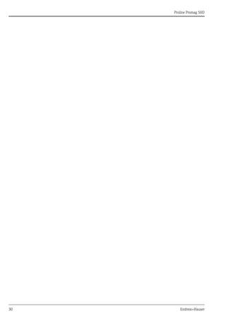 Proline Promag 50D
30 Endress+Hauser
 