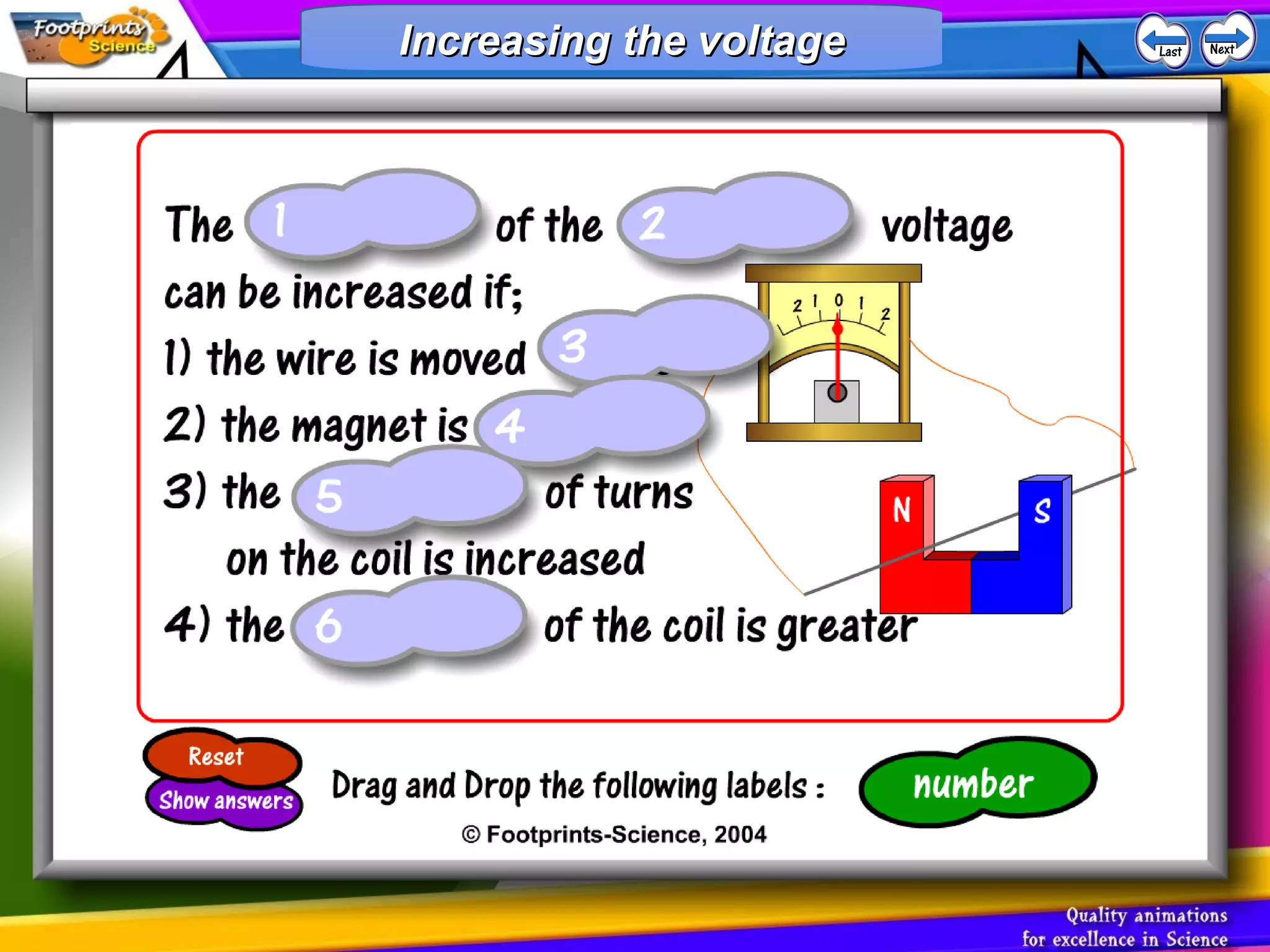 Increasing the voltageIncreasing the voltageIncreasing the voltageIncreasing the voltage
 