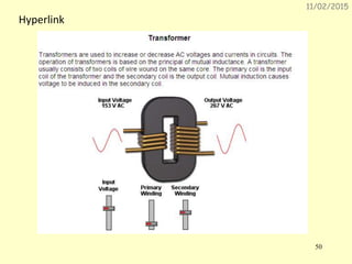 11/02/2015
50
Hyperlink
 