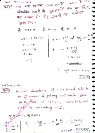 Grale 20)6
<br>
2nd Grade 2o1)
<br>
O.O5 H
<br>
fe2A
<br>
L?
<br>
Mutuel
<br>
2 A
<br>
5A t0
<br>
05 Seei
<br>
Licuetance
<br>
em in
<br>
(A)20, D0 V 8) (0,0D0V
<br>
O,05 Seli
<br>
mdr
<br>
8
<br>
eeconday orili.
<br>
-L(2-2)
<br>
O.2H
<br>
m)
<br>
prmany eol vaies rom
<br>
-2A
<br>
JAns- B
<br>
hen ihduced
<br>
Lo-3
<br>
2oX1 20,020 v
<br>
t
<br>
 