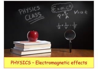 PHYSICS – Electromagnetic effects
 