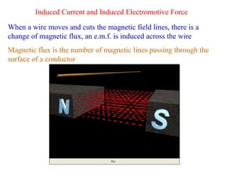 Inducing Current Electromagnetic induction | PPT