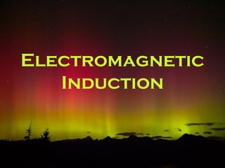 Electromagnetic
Induction
 