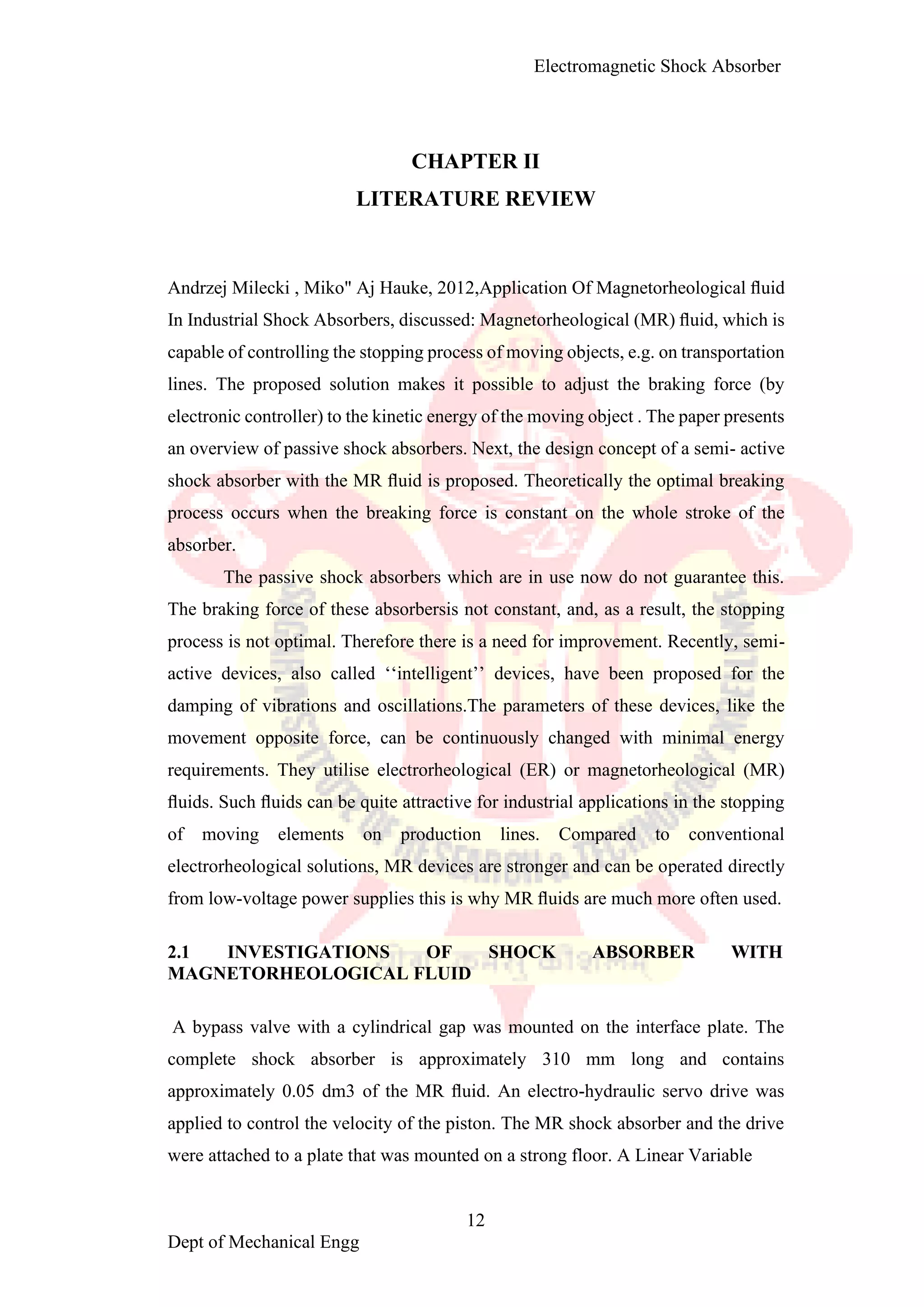 Electromagnetic shoct absorber1 converted