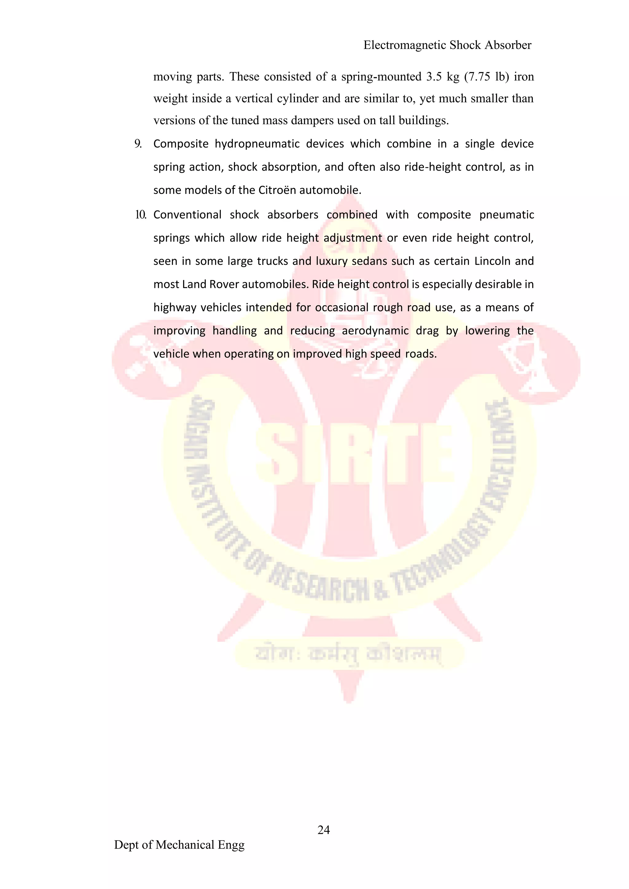 Electromagnetic shoct absorber1 converted