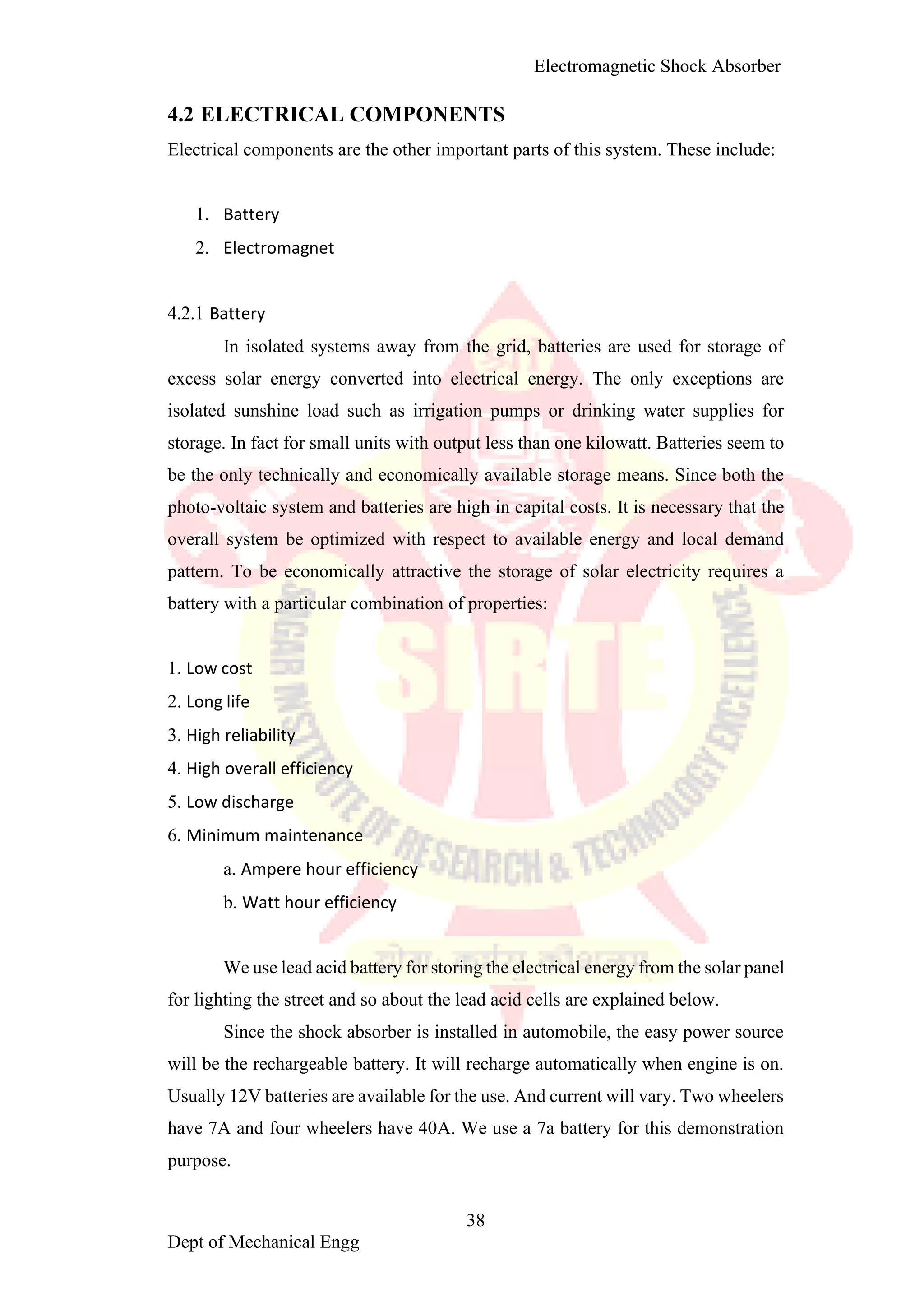 Electromagnetic shoct absorber1 converted