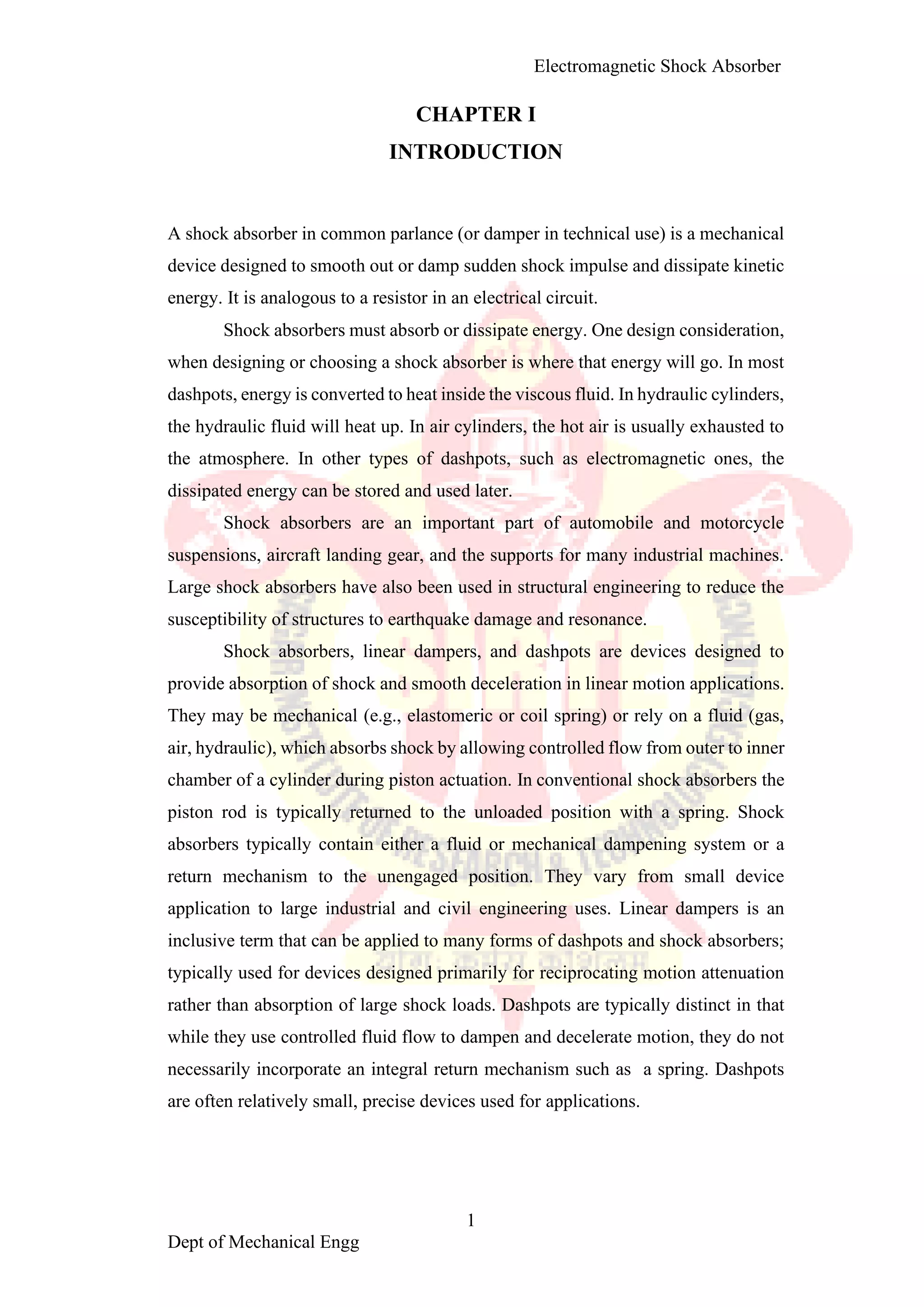 Electromagnetic shoct absorber1 converted