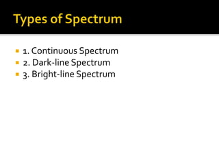 Electromagnetic spectrum | PPTX