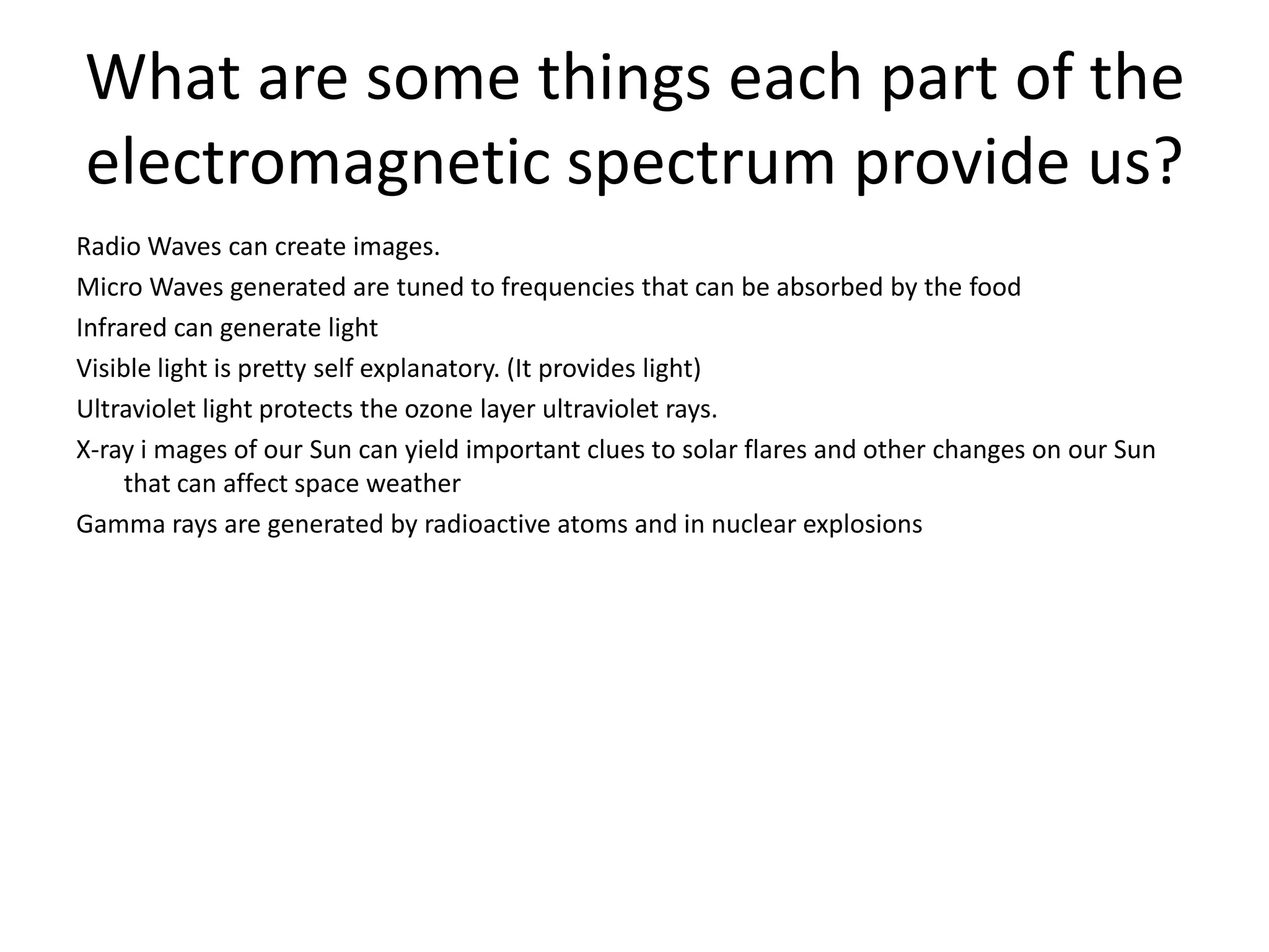 Electromagnetic spectrum | PPTX