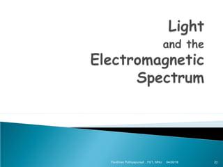 04/30/18Pavithran Puthiyapurayil , FET, MNU 22
 