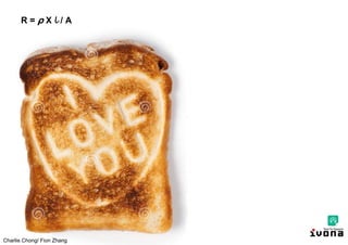 Charlie Chong/ Fion Zhang
R = X l / A
 