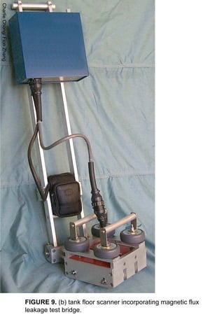Charlie
Chong/
Fion
Zhang
FIGURE 9. (b) tank floor scanner incorporating magnetic flux
leakage test bridge.
 