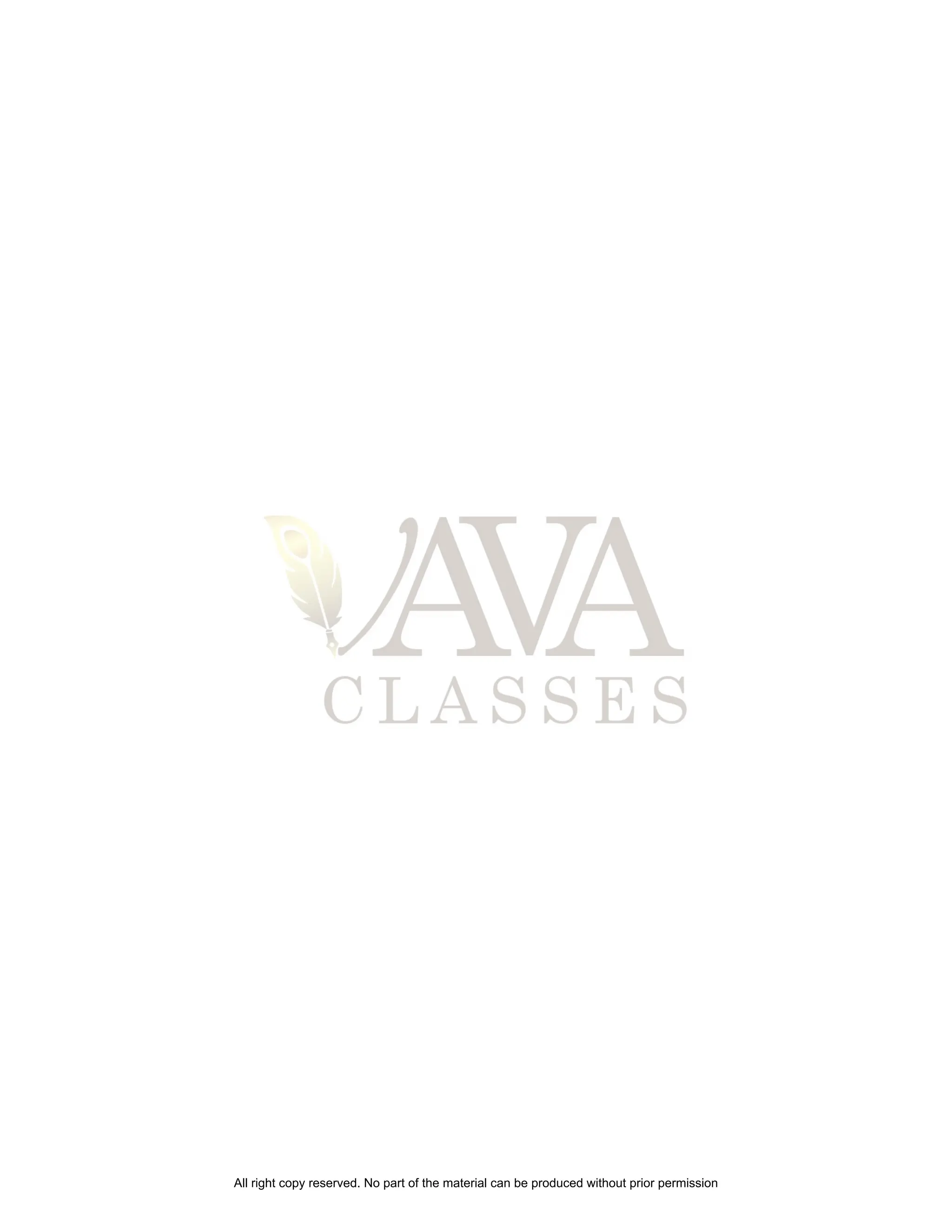 All right copy reserved. No part of the material can be produced without prior permission
 