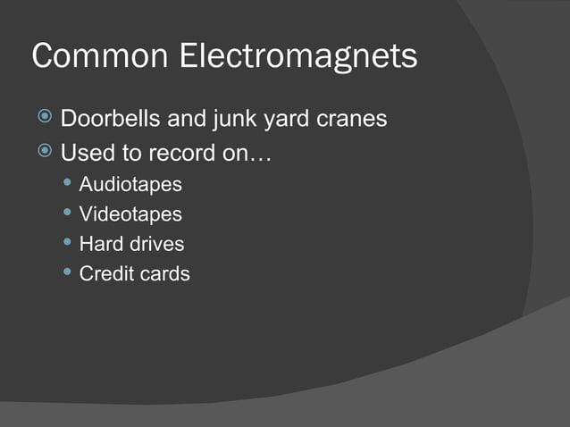 Electromagnetism | PPT | Physics | Science