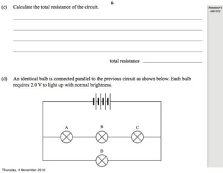 6
Thursday, 4 November 2010
 