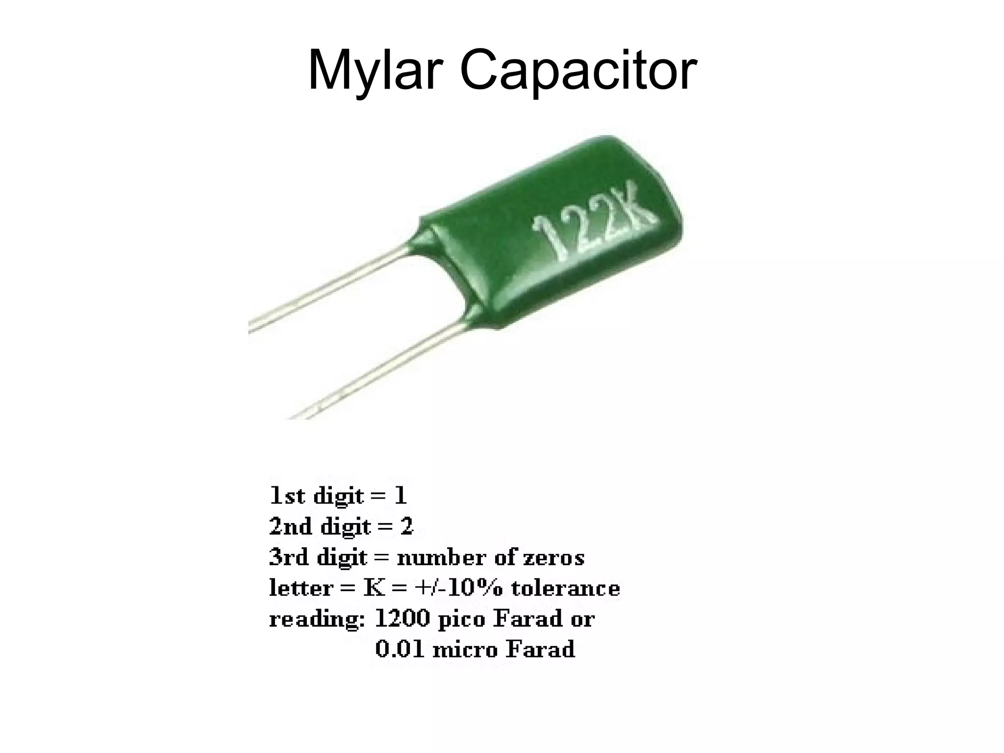Mylar Capacitor 