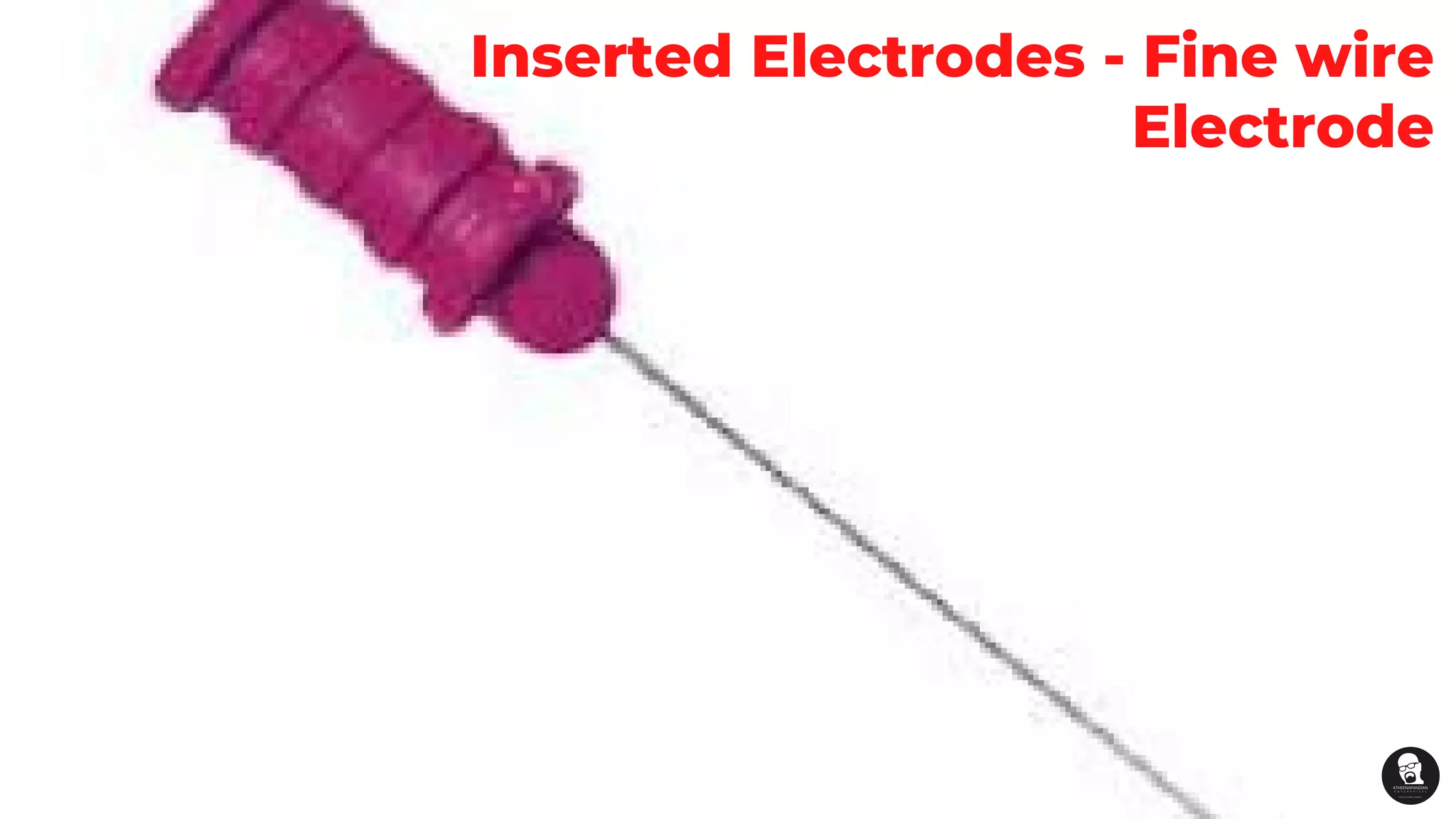 Inserted Electrodes - Fine wire
Electrode
 