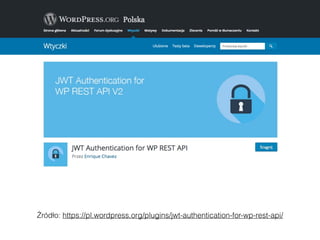 Źródło: https://pl.wordpress.org/plugins/jwt-authentication-for-wp-rest-api/
 