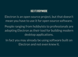 Linux Electron Webexplorer Electron: Linux, Windows or Macos? | PDF
