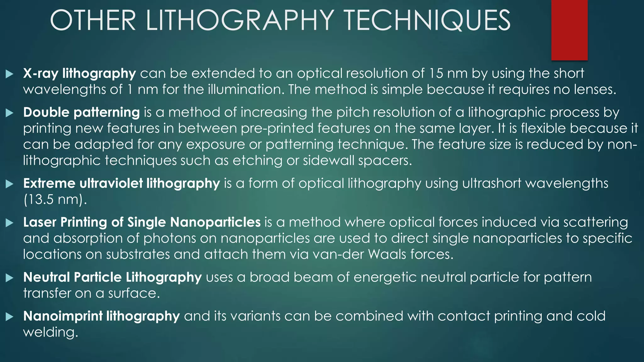 Electron beam lithography | PPTX