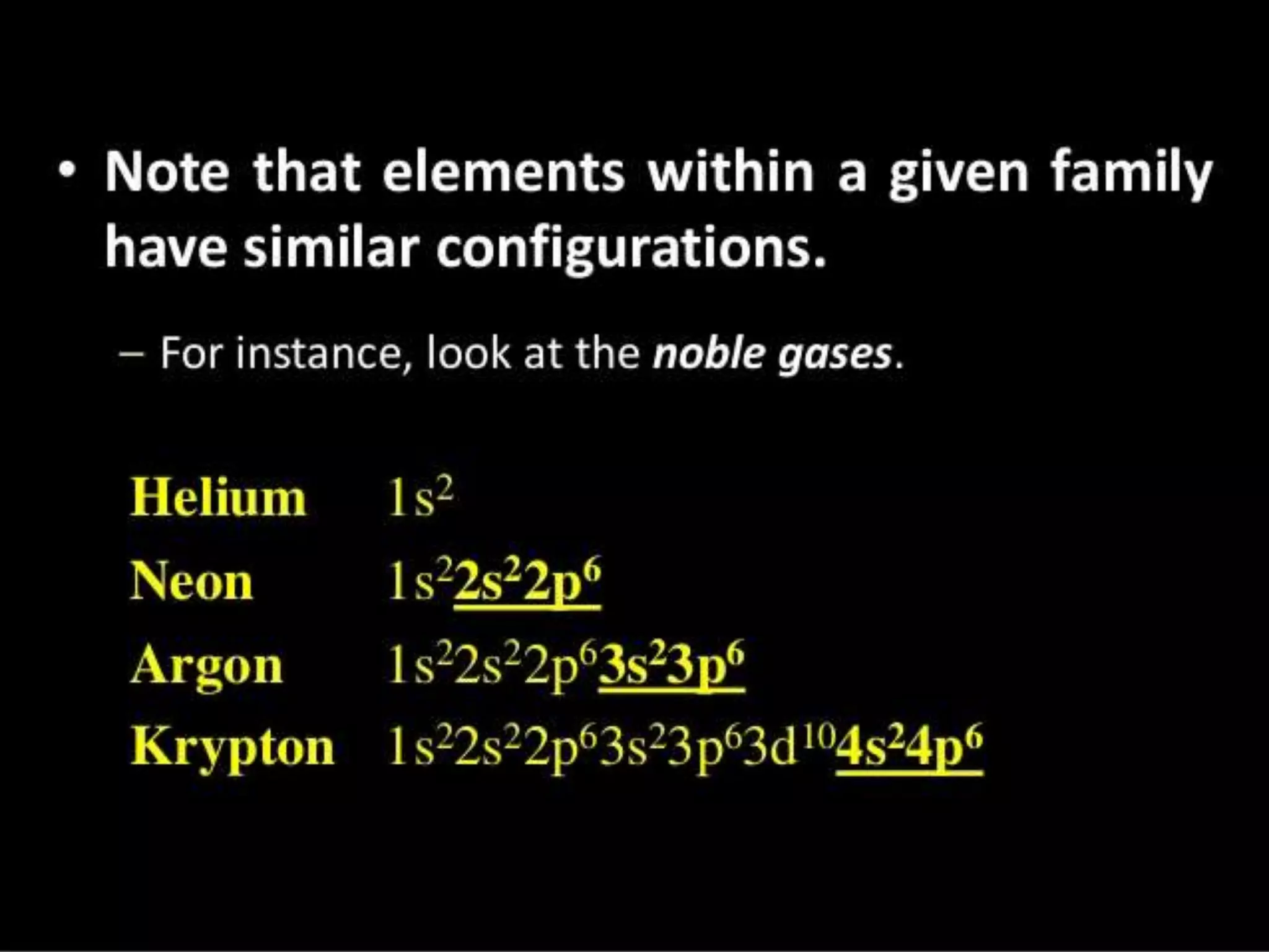 Electron configuration
