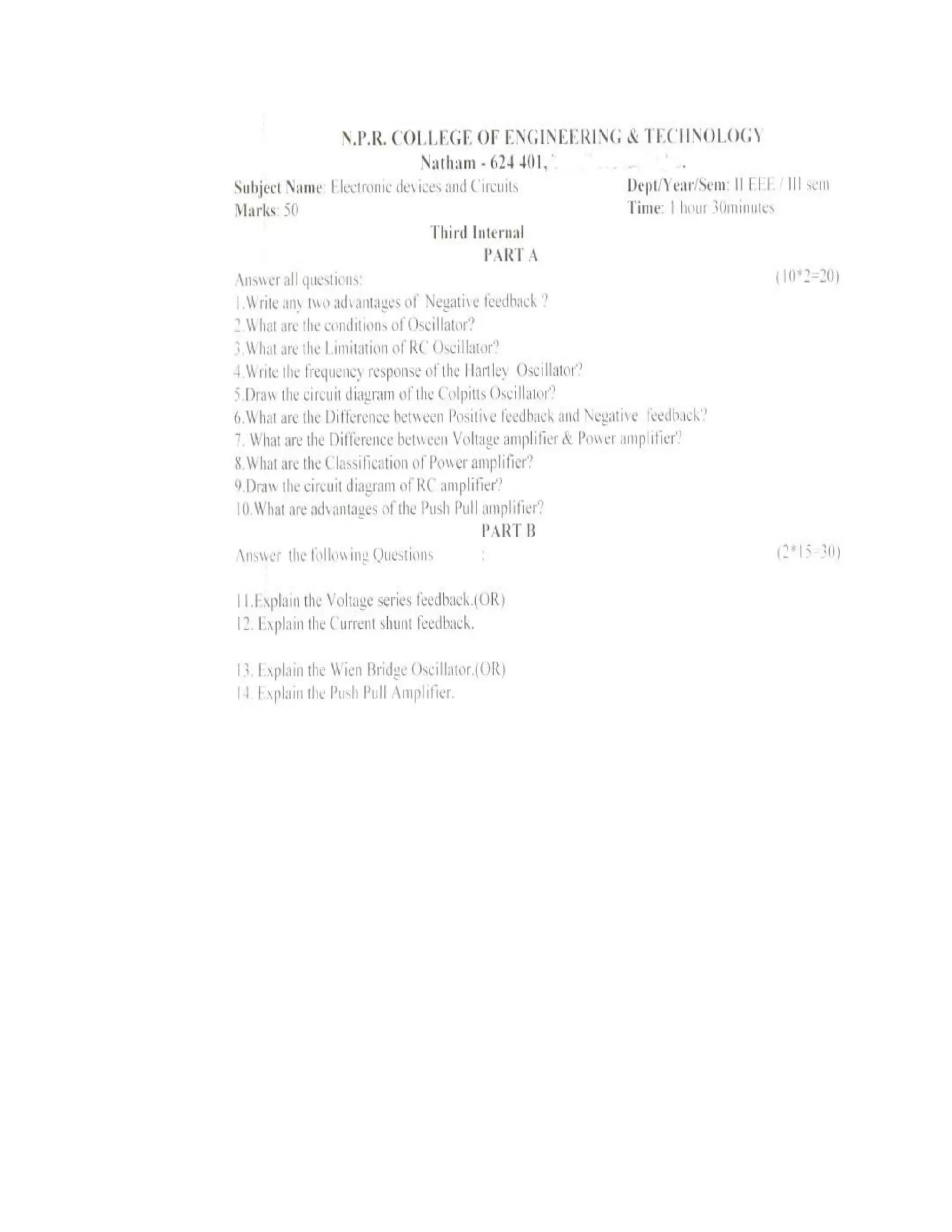 Electron Device Control