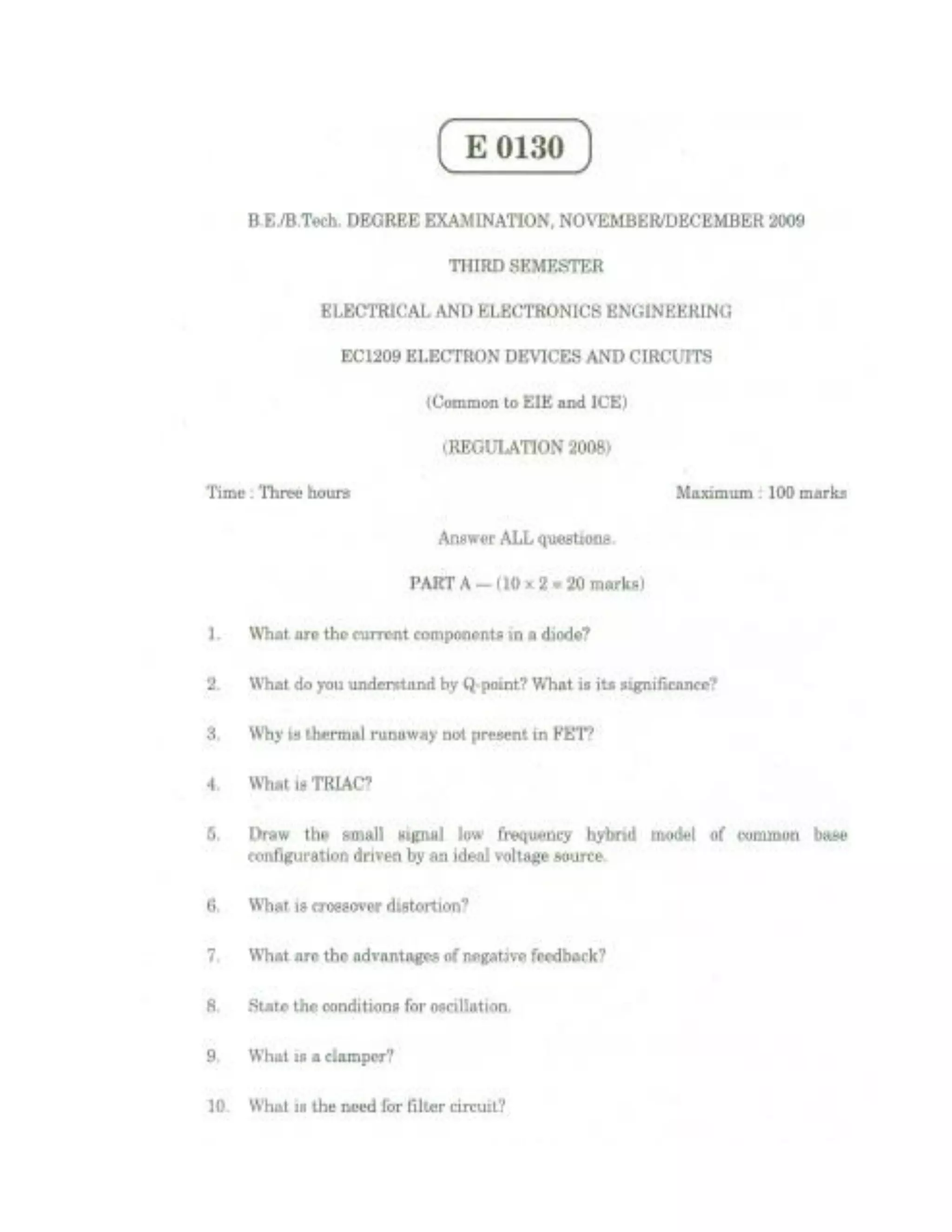 Electron Device Control