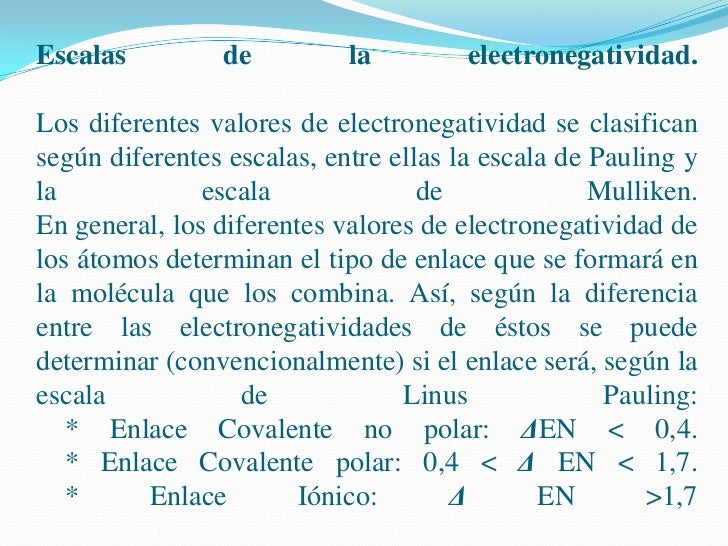 Electronegatividad