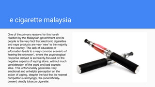 Electronic cigarettes presentation | PPTX Electronic cigarettes presentation | PPTX
