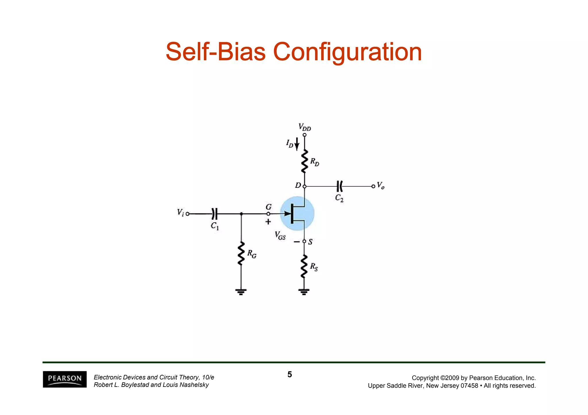 SSSSSSSSeeeeeeeellllllllffffffff-BBBBBBBBiiiiiiiiaaaaaaaassssssss CCCCCCCCoooooooonnnnnnnnffffffffiiiiiiiigggggggguuuuuuuurrrrrrrraaaaaaaattttttttiiiiiiiioooooooonnnnnnnn 
Copyright ©2009 by Pearson Education, Inc. 
Upper Saddle River, New Jersey 07458 • All rights reserved. 
Electronic Devices and Circuit Theory, 10/e 
Robert L. Boylestad and Louis Nashelsky 
5 
 