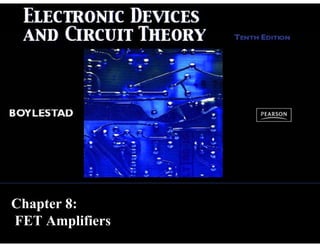 Chapter 8: 
FET Amplifiers 
 