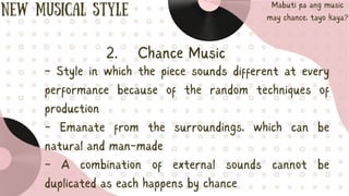 Electronic Music and Chance Music (MAPEH 10) | PDF