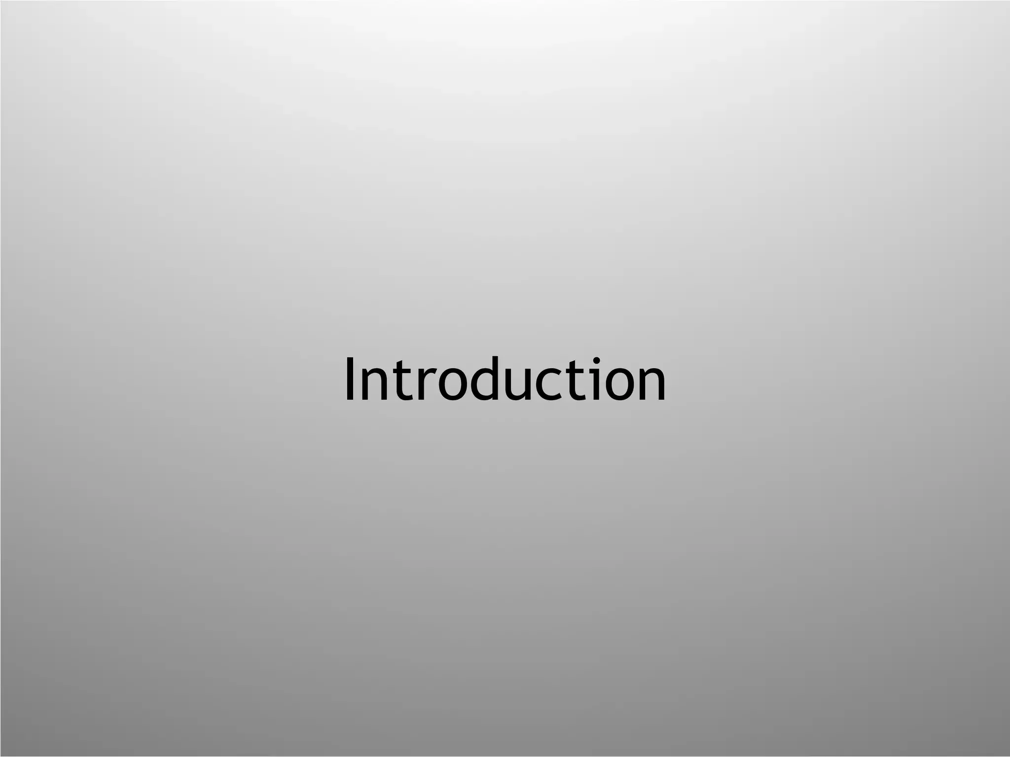 Introduction 