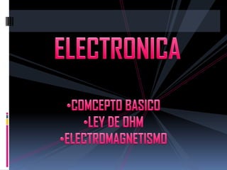 ELECTRONICA ,[object Object]