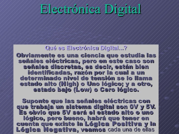 electronica digital